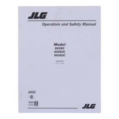 600SC/SJC/660SJC OPERATORS
