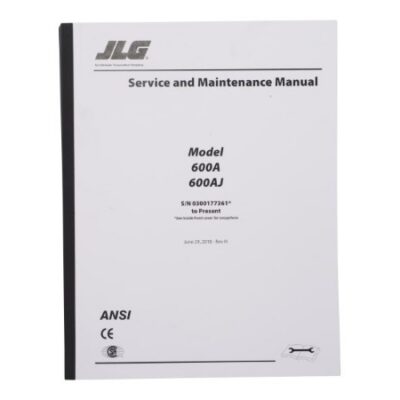 600A GBL SERVICE MANUAL