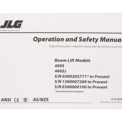 400S GBL OPER/SAFE